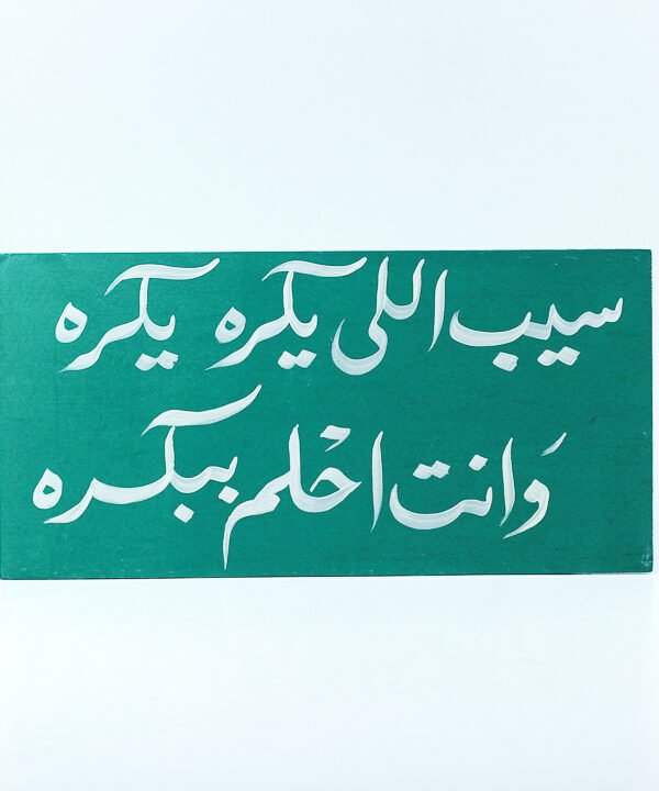 تابلوه حائط اخضر "سيب اللى يكره يكره وإنت إحلم ببكرة"