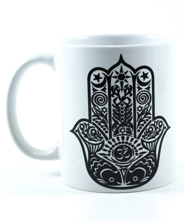 Mug, Black Palm