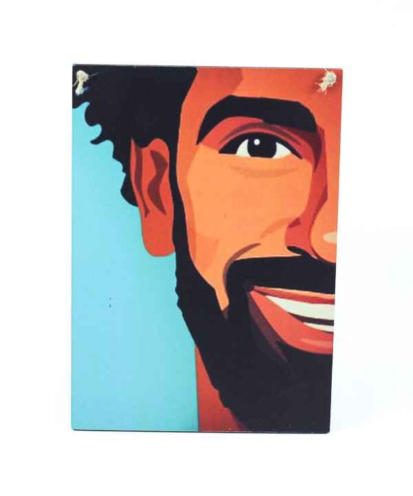 تابلوه حائط محمد صلاح تركواز