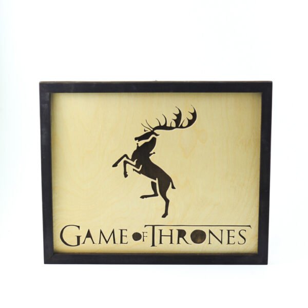 تابلوه حائط صراع العروش "House Baratheon"