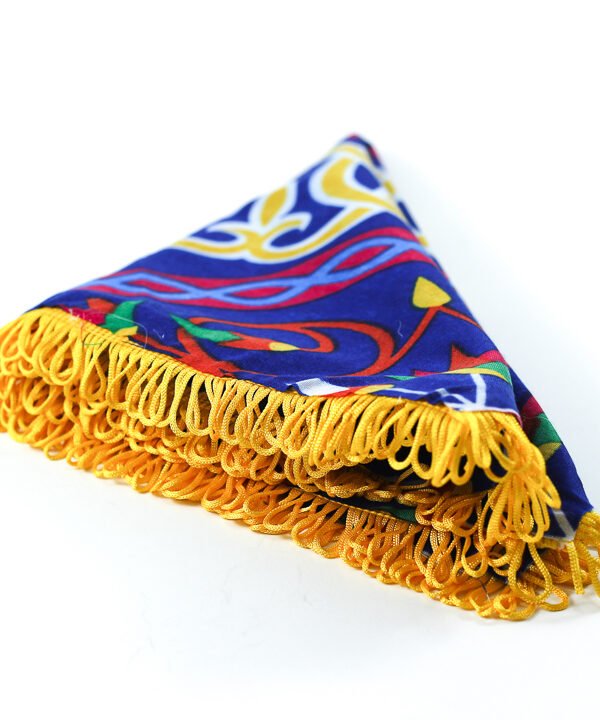 Table cover, Blue color, square