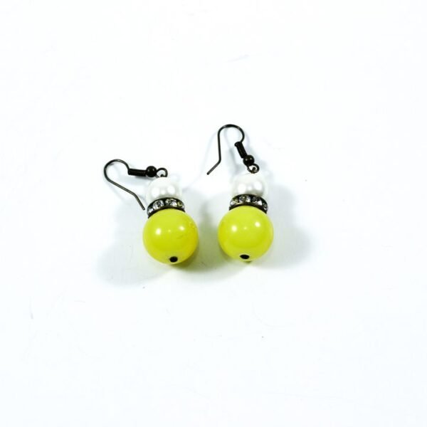 Earing, beads, 2 Colors - Image 2