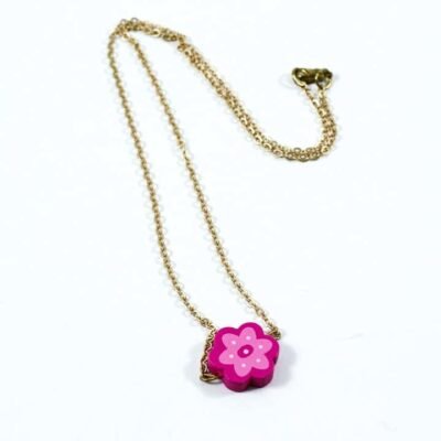 Necklace, Flower, 2 Colors