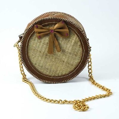 Handbag, Brown, Beige Vionka