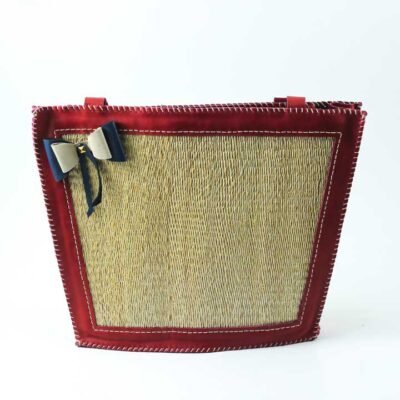 Handbag, Red, Dark blue Vionka