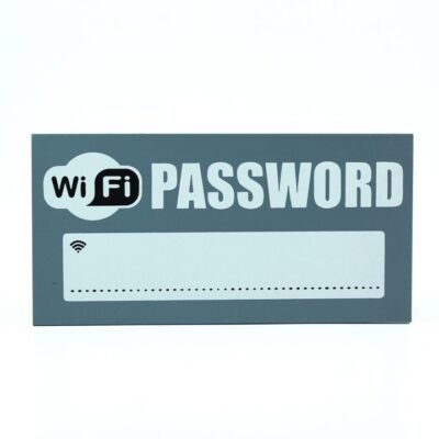 Wall frame, Pistachio, "WiFi Password"