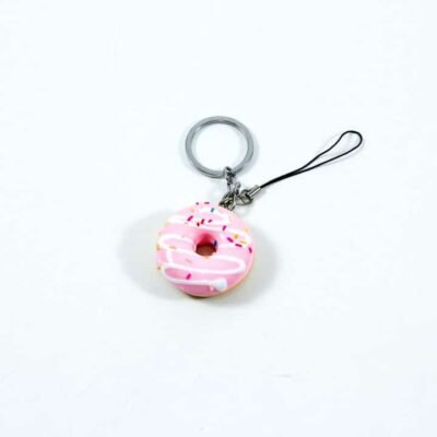 Key Chain, Donut pink