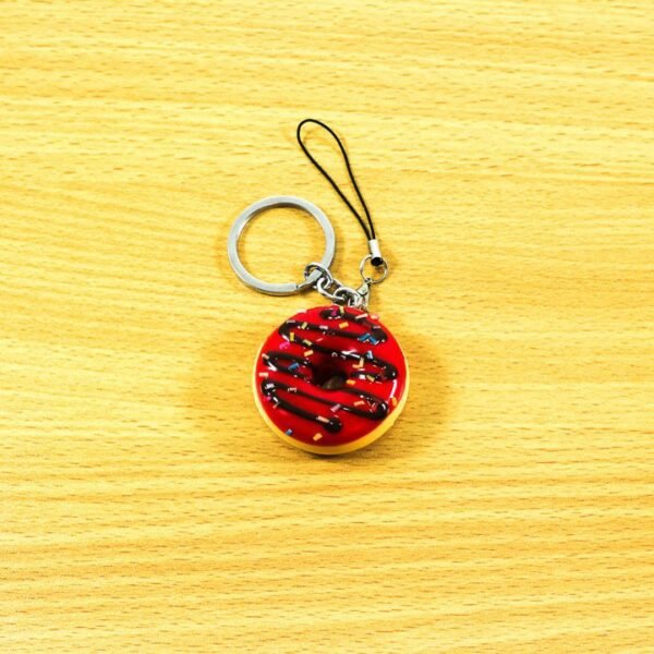 Key Chain, Donut red - Image 2