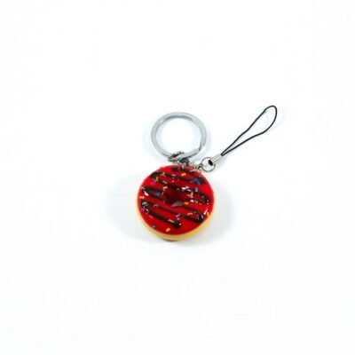 Key Chain, Donut red
