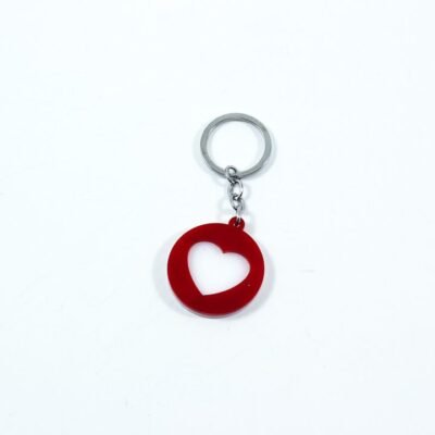 Key Chain, Red Heart