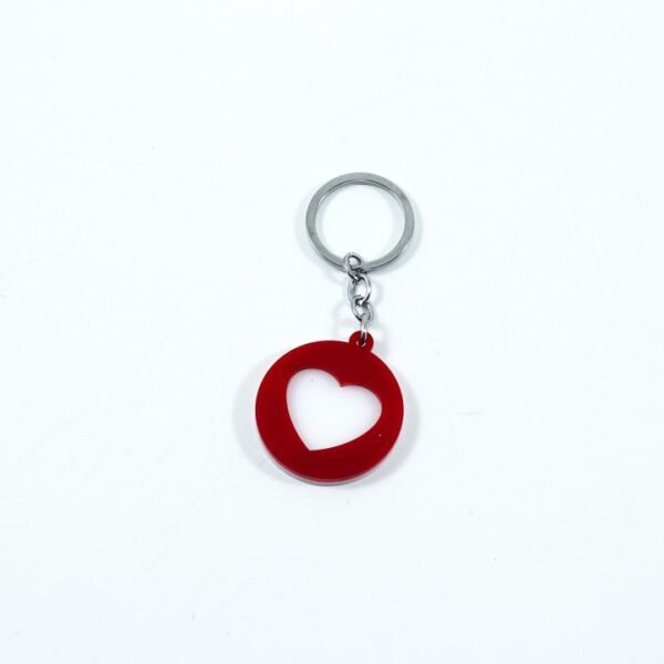 Key Chain, Red Heart