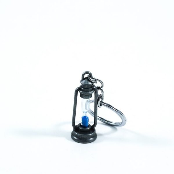 Key Chain, Hourglass, Silver - Image 2