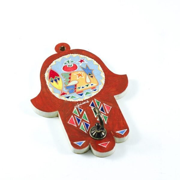 Key Hanger, Red, Shape 2