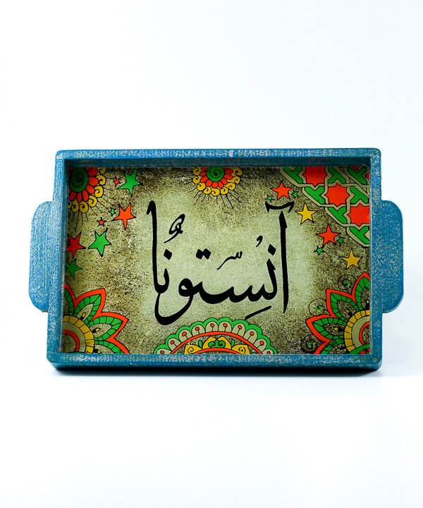 Tray Light blue color "Anestoona"