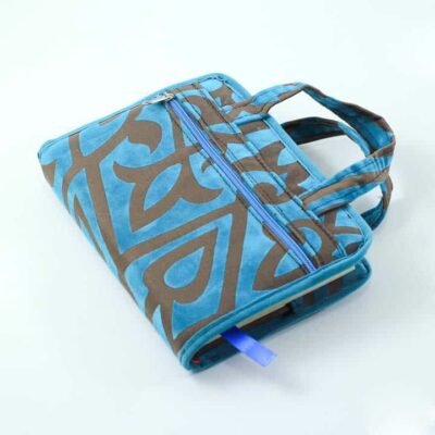 Holy Qur'an, Turquoise & grey