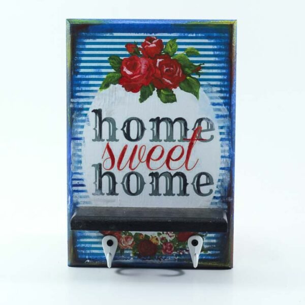 Key hanger, "Home Sweet Home"