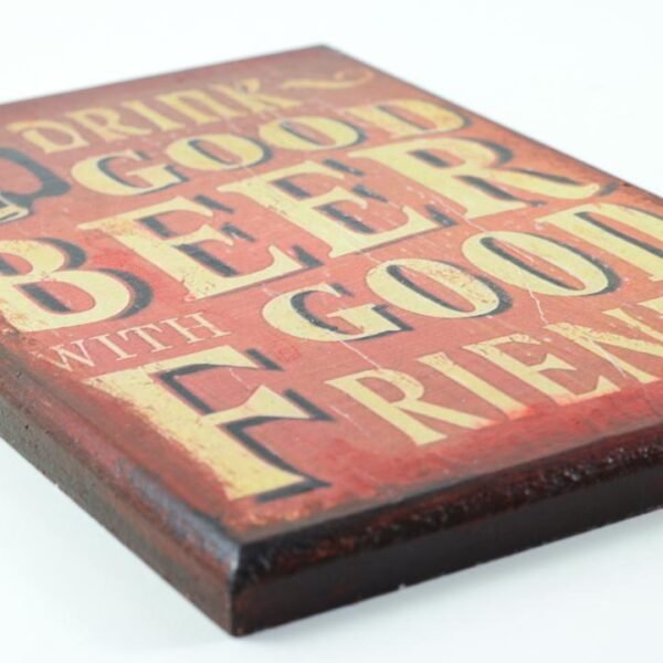 Wall frame, "Drink Good Beer" - Image 2