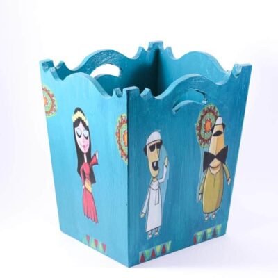 Basket, Turquoise