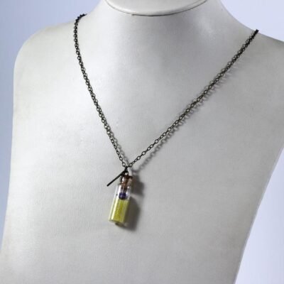 Necklace, Glass bottle