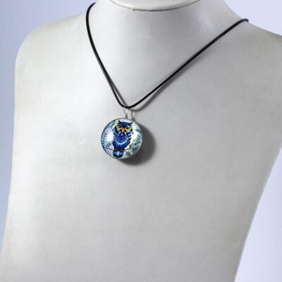 Necklace, Colorful owl