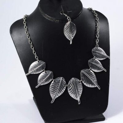 Necklace & Earing, Leafs, shape 1