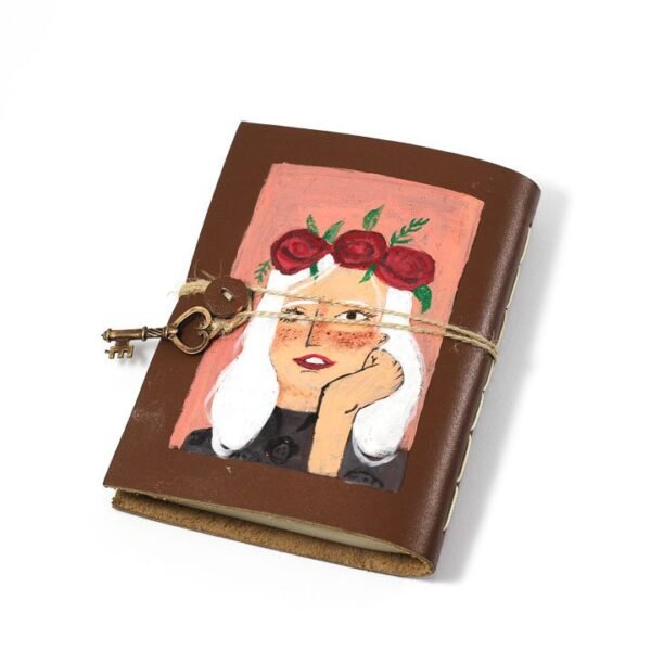 دفتر ملاحظات نسائي ملون وزهور