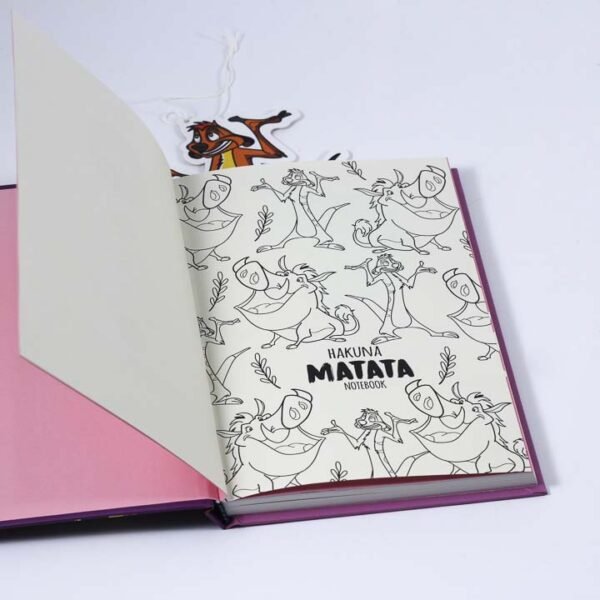 ⁦دفتر ملاحظات ملونة "Hakuna Matata"⁩ - الصورة ⁦4⁩