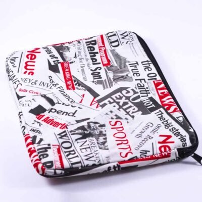 Laptop sleeve, Newspaper theme