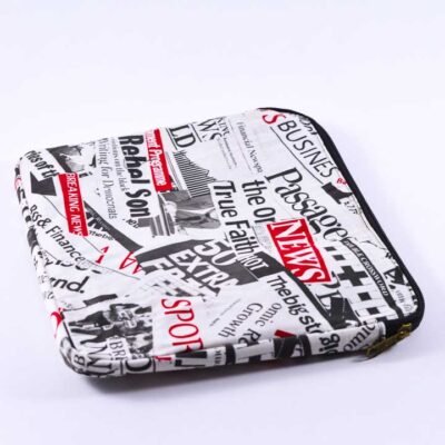 Laptop sleeve, Newspaper theme, Small