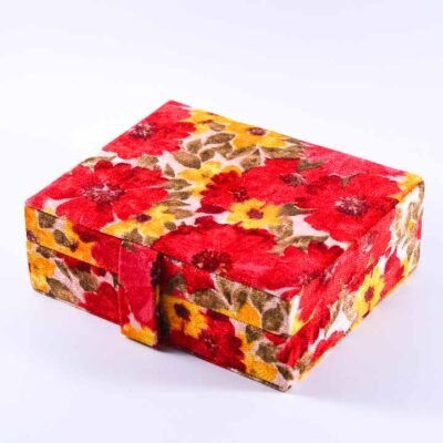 Accessories box, Flowers, Red & orange