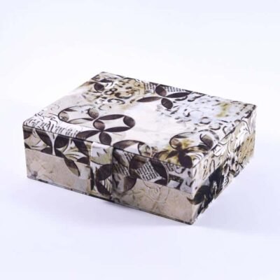 Accessories box, Brown flowers