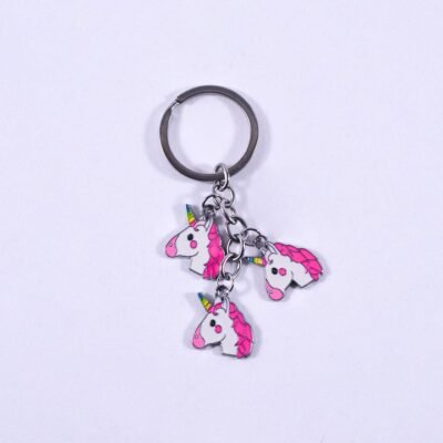 Key Chain, 3 unicorns shape 2