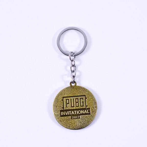 Key Chain, PUBG logo, Gold - Image 2