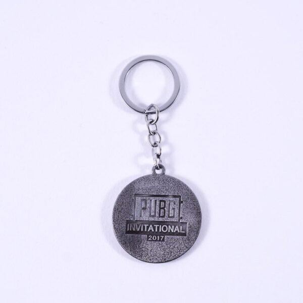 Key Chain, PUBG logo, Silver - Image 2