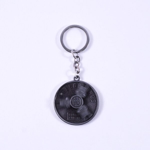 Key Chain, PUBG vest (Level 3) spinable, Silver - Image 2