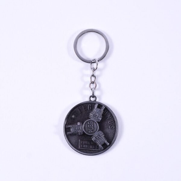 Key Chain, PUBG vest (Level 3) spinable, Silver