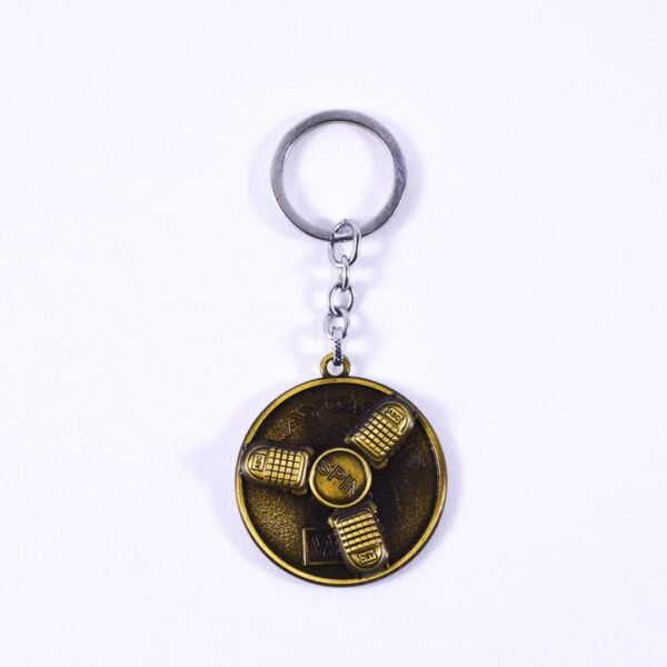 Key Chain, PUBG backpack (Level 3) spinable, Golden