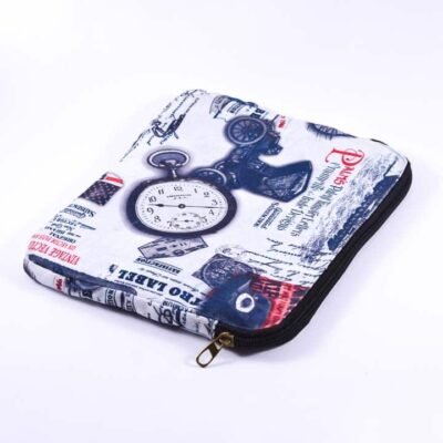 Laptop sleeve , Vintage, Blue