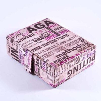 Accessories box, Words, Pink