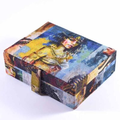 Accessories box, Colorful Pharaonic figures, shape 2