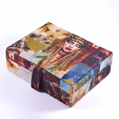 Accessories box, Colorful Pharaonic figures, Shape 3