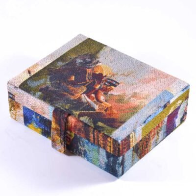 Accessories box, Colorful Pharaonic figures, Shape 4