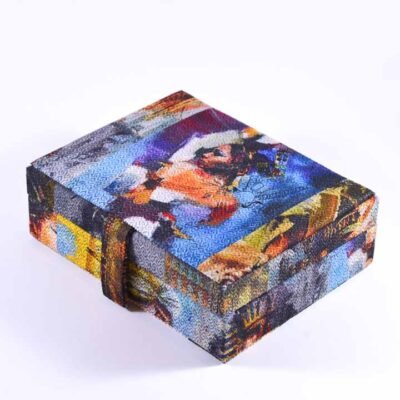 Accessories box, Colorful Pharaonic figures, Shape 5