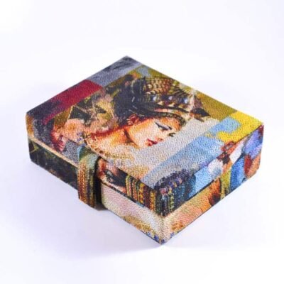 Accessories box, Colorful Pharaonic figures, Shape 6