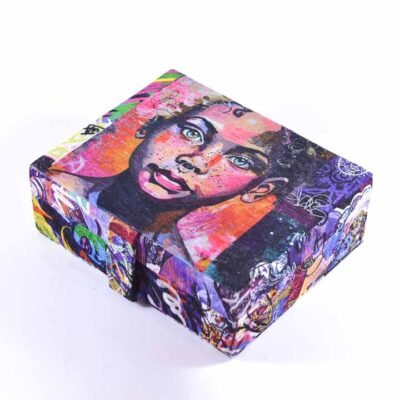 Accessories box, Colorful African woman