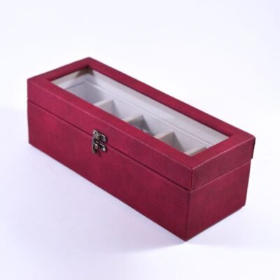 Watches box, Maroon