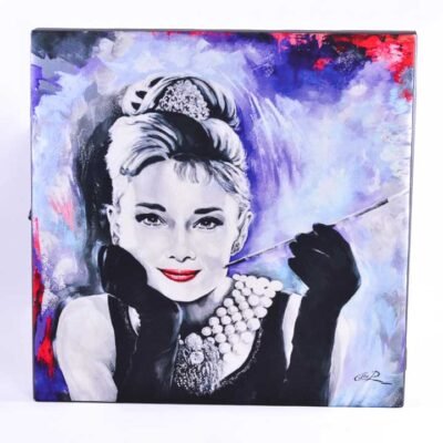 Accessories box, Purple, Marilyn Monroe smoking