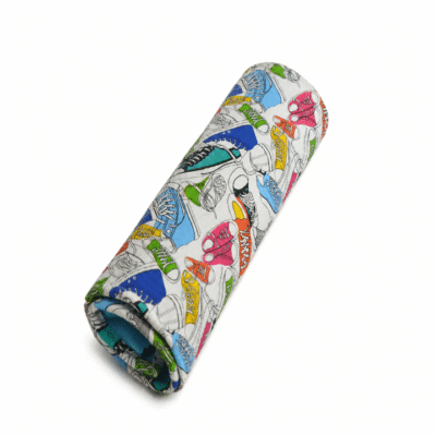 Rolling case , converse shoes, colorful 4