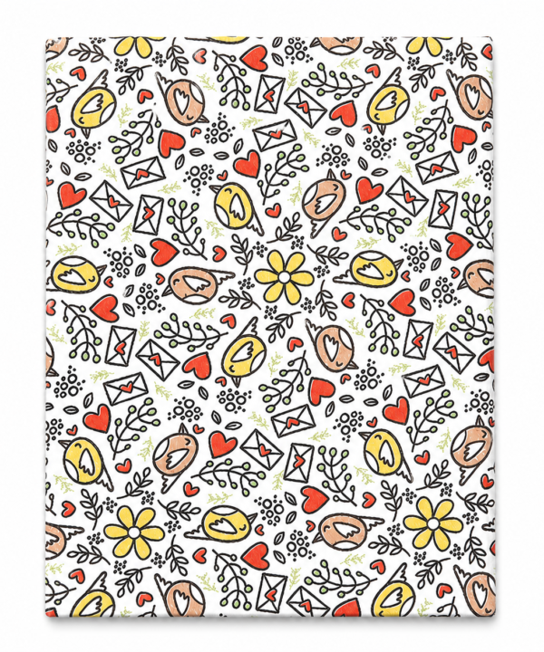 Notebook Hearts & flowers