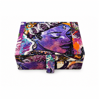 Accessories box, Sleepy African Woman